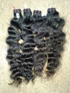 ผมแท้บราซิลแบบขายส่ง ไม่ผ่านการแปรรูป เกรดอินเดีย แบบ Remy สำหรับต่อผม เวฟท์คู่ ทุกสี - Product Image 2