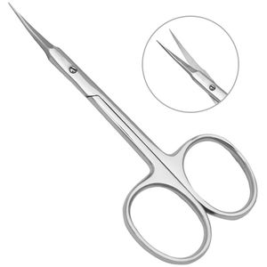 Las mejores tijeras de manicura con hoja curva de acero inoxidable, hechas en tijeras para cutículas Pakistán, tijeras de corte recto para uñas, punta de flecha - Product Image 6