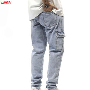 Pantalones vaqueros de moda para hombre de diseño personalizado 2025, Pantalones vaqueros de cintura alta, nuevo estilo, pantalones vaqueros de talla grande transpirables personalizados - Product Image 3