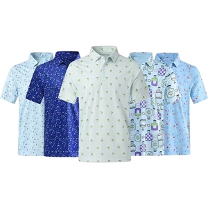 Polos de Corte Regular para Hombre con Impresión Digital, Polos Sublimados, Camisetas de Golf, Ropa Deportiva - Product Image 1
