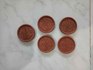 Artisanat en argile artificielle artisanale économiseur et adoucisseur de sucre brun en argile de style ange en terre cuite - Product Image 2