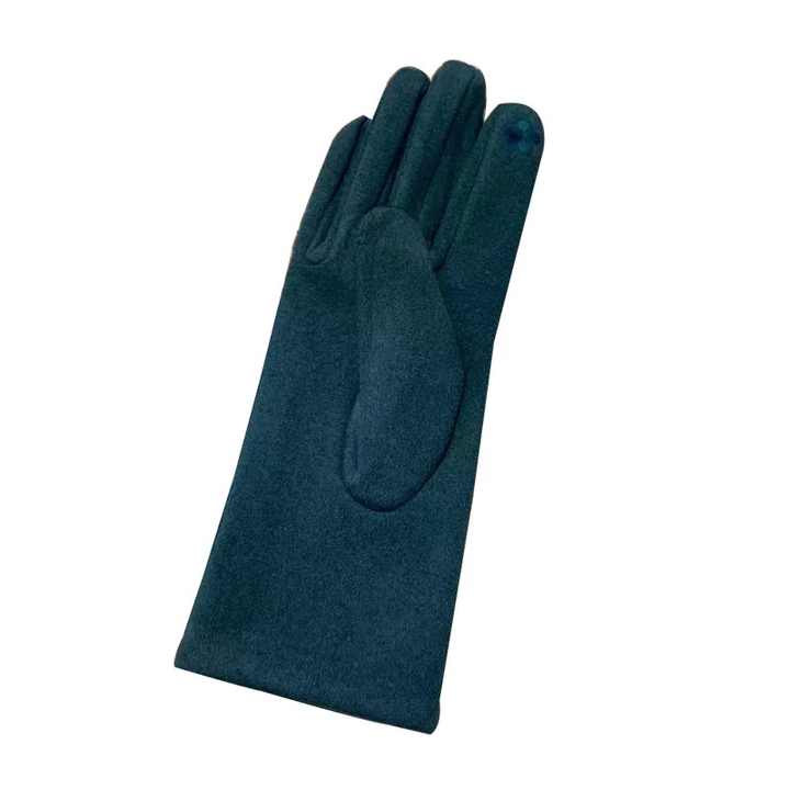 Fashion Diamonds Glove Women Vintage Winter Touch Screen Full Finger Warm Windproof Cycling Driving Female Gloves Mittens T41