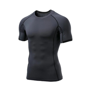 Camiseta Deportiva Rash Guard para Hombre, Transpirable, de Secado Rápido, Manga Larga, Calidad Premium, Spandex/Poliéster - Product Image 1
