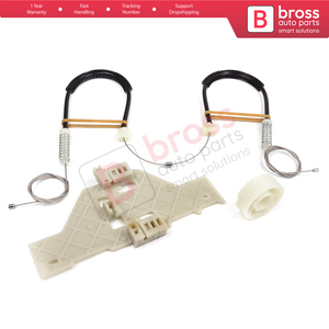 Juego de reparación de regulador de ventanilla eléctrica BWR5352 delantero izquierdo para C4 MK1 LC LR 2004-2014 4/5 puerta 9221V1 Bross piezas de automóvil hechas en Turquía - Product Image 6