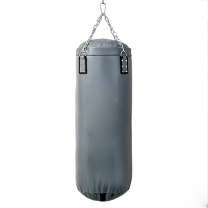 Sacs de frappe et gants de boxe en cuir véritable très résistants et légers avec chaîne de suspension – Meilleures ventes - Product Image 1