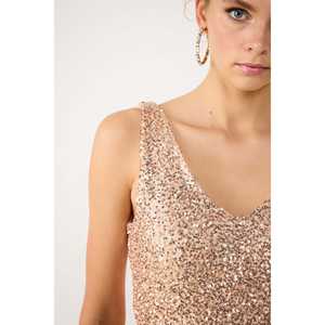 Blusa con lentejuelas y cuello en V - Product Image 4