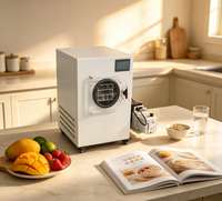Commerciële mini-vriesdroogmachine met oliepomp voor snoep, voedsel, fruit en groenten - prijs