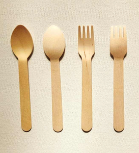 Cuillère en bois jetable en bois de bouleau élégante de vente chaude Ustensiles biodégradables écologiques pour un usage quotidien et des fêtes pour des événements - Product Image 2