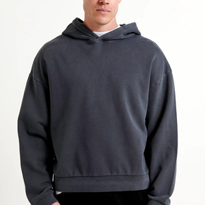Sweats à capuche pour hommes personnalisés en gros, sweats à capuche surdimensionnés en coton lourd, design thermique pour l'hiver, nouvelle collection, sweats à capuche pour hommes OEM - Product Image 6
