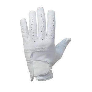 Gants de golf pour hommes/femmes gauchers en cuir de mouton respirant doux de qualité supérieure avec logo personnalisé - Product Image 4