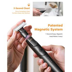 Kit de Afeitadora de Barba de Viaje Todo en Uno para Hombre, Carga Rápida USB-C, Recargable, Recortador de Vello Nasal Indoloro, Resistente al Agua IPX7 - Product Image 4