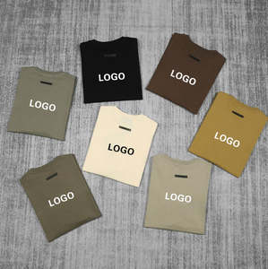 Fabricant personnalisé imprimé logo de la marque 100% toile de coton décontracté hommes T-Shirts de haute qualité 230 Gsm solide vierge respirant - Product Image 4