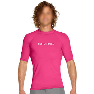 Rashguards BJJ MMA respirants, à séchage rapide, écologiques, en tissu polyester et élasthanne personnalisé, meilleur prix, vêtements de fitness à manches courtes - Product Image 5