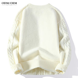 Design de mode Logo personnalisé Noël Pull Tricot Pull Hiver Hommes Tricoté Coton Acrylique Pull pour Adultes - Product Image 3