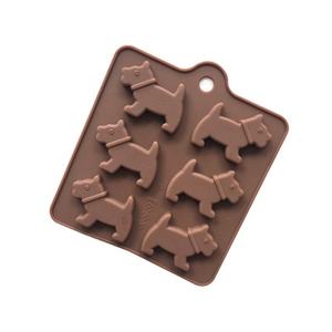 Cute Dog Shape <b>Silicone</b> Mold-BPA Free Food Safe Customized Color for Chocolate Ice Soap & <b>Baking</b> Resin Embossing - Product Image 2