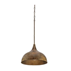 Standard Design Pendent Lamp Ceiling Lamp Home Decorative with Chain Hanging Brass Antique Hammered Pendant Lamp - Product Image 1