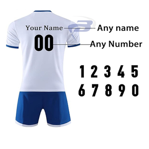 ชุดฟุตบอลทีม Maillot De Foot ชุดยูนิฟอร์มฟุตบอล พิมพ์ลายแบบ Sublimation พร้อมชื่อและหมายเลขส่วนตัว ผลิตจากโพลีเอสเตอร์ 100% - Product Image 3