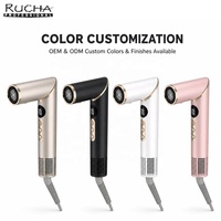 RUCHA 8 en 1 Pliable Sèche-Cheveux Brosse 110,000RPM BLDC Moteur Haute Vitesse Séchage Rapide Auto Curling Multi Styler