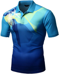 เสื้อพิมพ์ซับลิเมชันลาย100% สีขาวโพลีเอสเตอร์ระบายอากาศได้ดีพิมพ์โลโก้ได้ตามต้องการ - Product Image 4