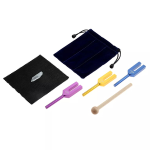 ชุดส้อมเสียงยอดนิยม 4096hz 4160hz 4225hz สำหรับการบำบัดจักระ การบำบัดด้วยเสียง การสั่นสะเทือน และเครื่องมือสำหรับการทำสมาธิ - Product Image 3