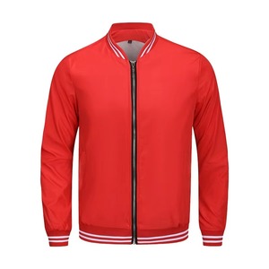 High Quality Customized Versity <b>Jackets</b> Sporty Spring Long Sleeve Used Work Windbreaker <b>Zipper</b> Work <b>Jacket</b> - Product Image 4