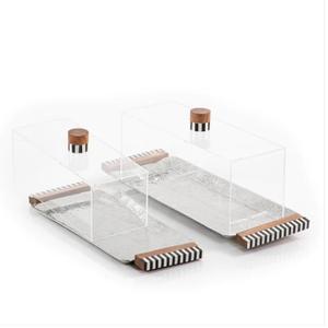 ถาดช็อคโกแลตสําหรับรอมฎอน Eid Mubarak ตกแต่งชุด 2 สีทองชุบการออกแบบใหม่เสิร์ฟถาดโลหะขนมถาดขนม - Product Image 3