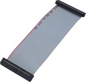 Cable plano de montaje de cable IDC de 2,0mm con revestimiento redondo de PVC y aislamiento PBT para aplicaciones electrónicas y Automotrices - Product Image 1