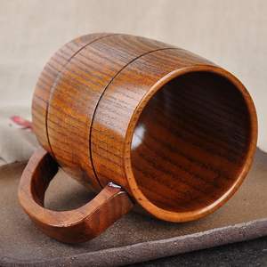 Taza de madera PERFECTA Diseño moderno de calidad premium Perfecto para té Café Vino y cerveza de Falak World Export - Product Image 1