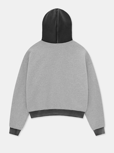 Sweat à capuche surdimensionné pour hommes 100% coton French Terry Logo personnalisé Acid Wash Stone Wash Sun Faded Hoodie Vente en gros - Product Image 2