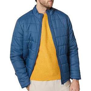 Chaqueta acolchada brillante, prendas de vestir exteriores con acabado brillante para hombre, prendas de vestir exteriores de estilo de moda para invierno, etiqueta privada OEM directa de fábrica - Product Image 1