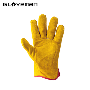Gants de conduite de construction industrielle gréeur personnalisés antistatiques à séchage rapide en cuir de vachette sans silicone soudage au tig - Product Image 4