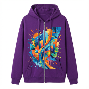 Sudadera con Capucha de Felpa de Algodón para Hombre, Sudadera con Capucha Extra Grande de Alta Calidad con Logotipo, Sudadera con Capucha con Estampado Personalizado que Mejora tu Estilo General - Product Image 1