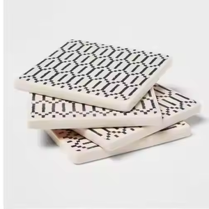 ที่รองถ้วยชาเรซินสำหรับกาแฟเบียร์ดีไซน์สวยงามและหรูหราออกแบบโลโก้ได้ตามต้องการ - Product Image 1