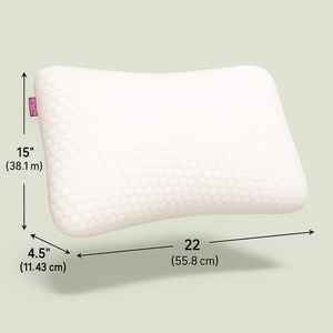 หมอนเมมโมรีโฟมออกแบบตามหลักสรีรศาสตร์เพื่อบรรเทาอาการปวดคอรองรับสรีระศาสตร์สามารถซักได้ - Product Image 2