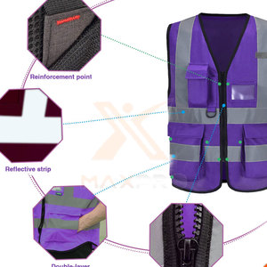 Chaleco Reflectante de Seguridad con Logotipo Personalizado, Venta Caliente, Ropa de Trabajo para Exteriores, Nuevo Diseño - Product Image 4