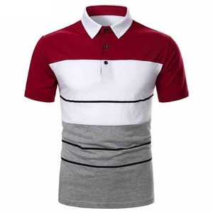 Polos para hombre, polos con cuello vuelto en contraste para hombre, nuevos polos transpirables 2025 para hombre - Product Image 5