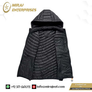 Chaquetas y abrigos para hombre Moda de invierno Chalecos cómodos para hombre Venta al por mayor Sombrero extraíble Chaleco para hombre - Product Image 3