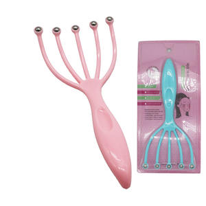 オフィスホームSPAヘアスカルマッサージャーポータブルハンドヘルドSPAヘッドマッサージャー、5つのスチールマッサージボール付き - Product Image 3