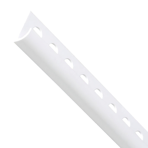 Protezione Angolare in PVC, Bianca, 2,6 Metri, Angolo Arrotondato - Product Image 1