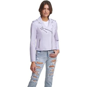 Producto más vendido, diseño único, chaqueta de cuero de Color sólido para mujer, ropa informal, chaqueta de cuero para mujer de talla adulta - Product Image 6
