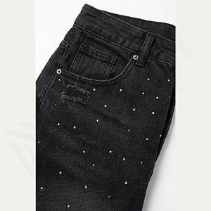 Jeans skinny stretch pour hommes, design slim fit, taille plus, vente en gros, couleur personnalisée, design personnalisé - Product Image 5
