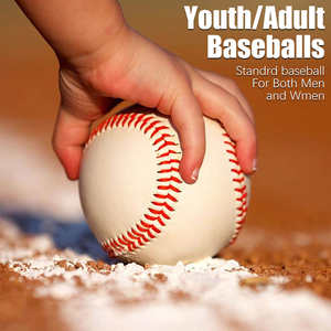 Balles de baseball en cuir synthétique en gros adulte modèle personnalisé en cuir 9 pouces noyau différent pour balle de baseball en cuir synthétique - Product Image 6