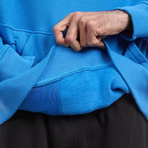 Pull-over d'hiver décontracté pour hommes, sweat à capuche en molleton, qualité supérieure, nouveau style, fourrure lourde et moelleuse, vêtements d'hiver solides - Product Image 6