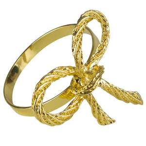 Servilletero de metal acabado a mano con aspecto artesanal con diseño regio ideal para celebraciones aniversarios y cenas de boda - Product Image 5