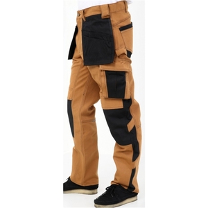 Pantalon de travail industriel léger de qualité supérieure, protection de sécurité, imperméable, respirant, en toile écologique, plissé devant - Product Image 4