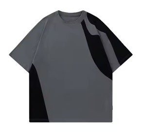 Vente chaude Meilleure Qualité O-Neck T-Shirt Personnalisable Doux Au Toucher Vêtements Décontractés Conception Vierge Taux De Gros Motif Solide - Product Image 1