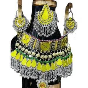 ชุดเครื่องประดับสร้อยคอระบายอากาศได้น้ำหนักเบาสำหรับงานแต่งงานชุดเครื่องประดับปักคอแบบเต็มคอเทียมประสิทธิภาพสูง - Product Image 2