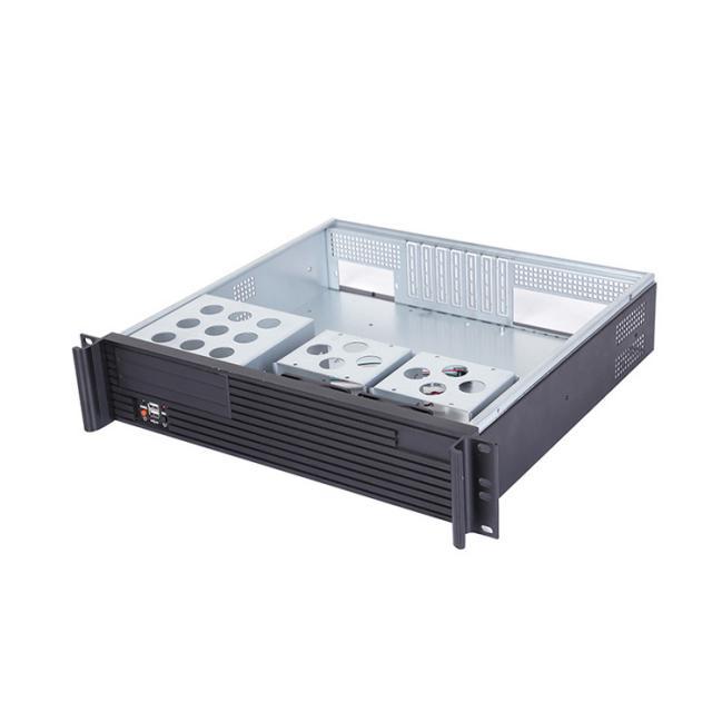 2U Industrial Rackmount Chassis-Stock 5 HDD Bays 2 High-Speed Fans