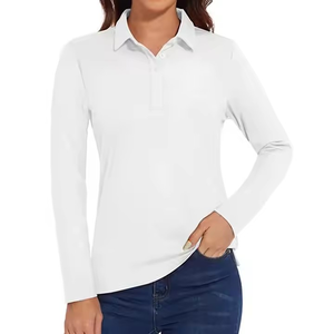 Wholesale Custom Design Embroidery Polo t Shirts for Women Women Polo Shirts High Quality Polo Shirts <b>No</b> <b>logo</b> Custom - Product Image 3