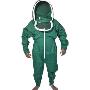 Traje de apicultura verde de alta calidad hecho a medida para hombres, mono de trabajo transpirable de último diseño con condición de servicio OEM nuevo - Product Image 2